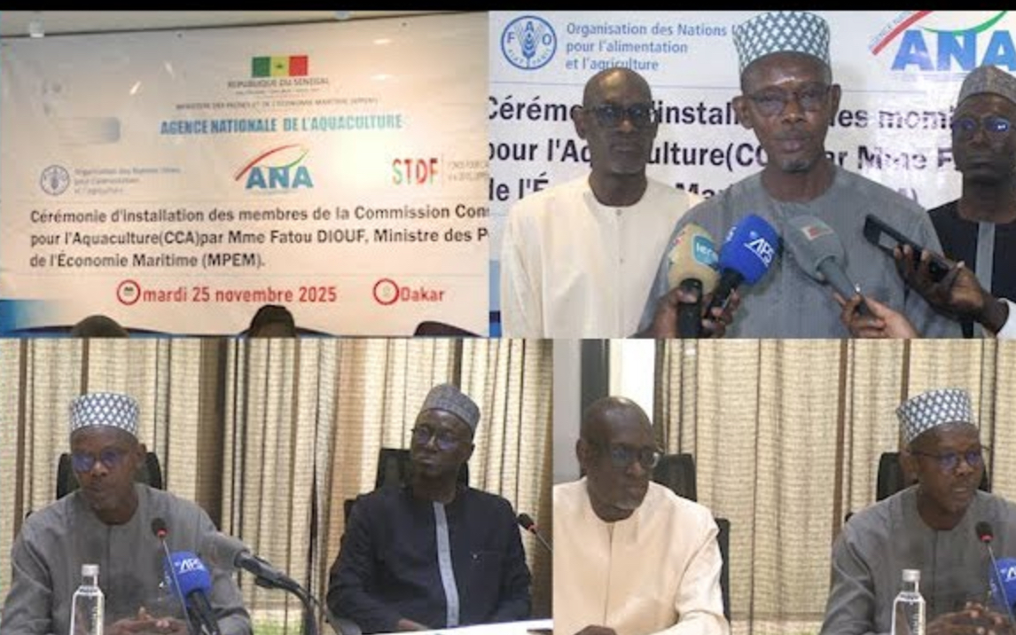 Aquaculture : Le ministère installe la nouvelle Commission consultative pour un mandat de trois ans