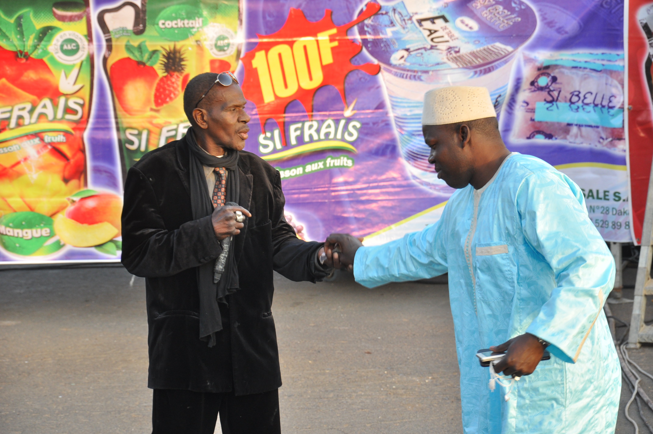 Les images du face to face Gris Bordeau vs Modou Lo: Un combat organisé par PAF PRODUCTION.