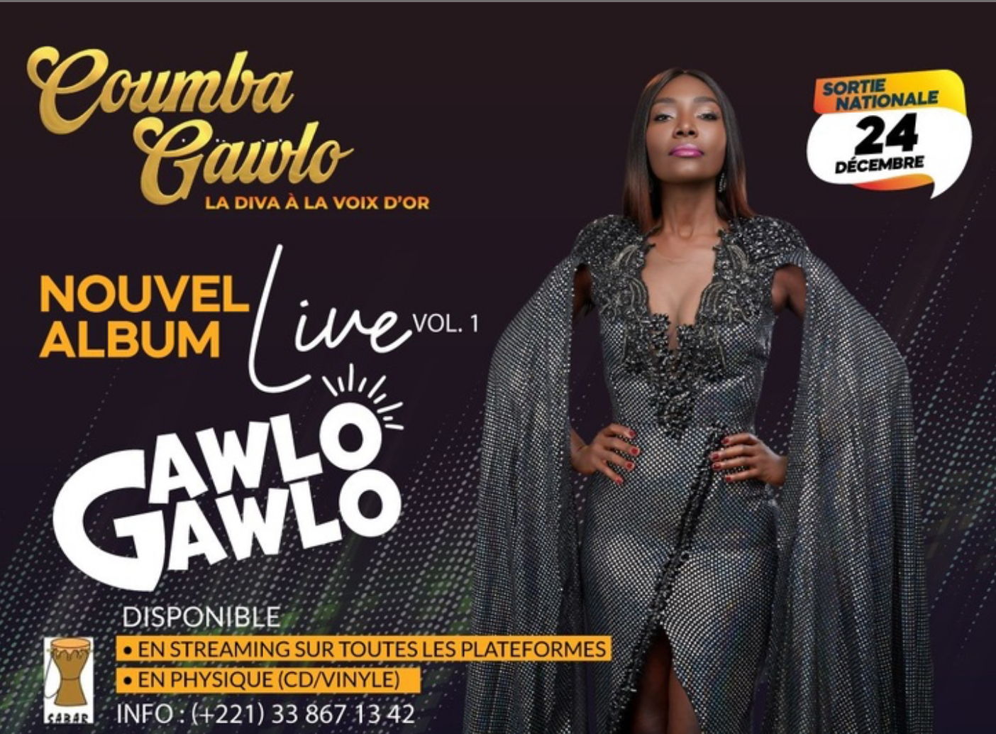 Coumba Gawlo sort un album live : La Diva à la voix d'or sort un album live, Gawlo Gawlo