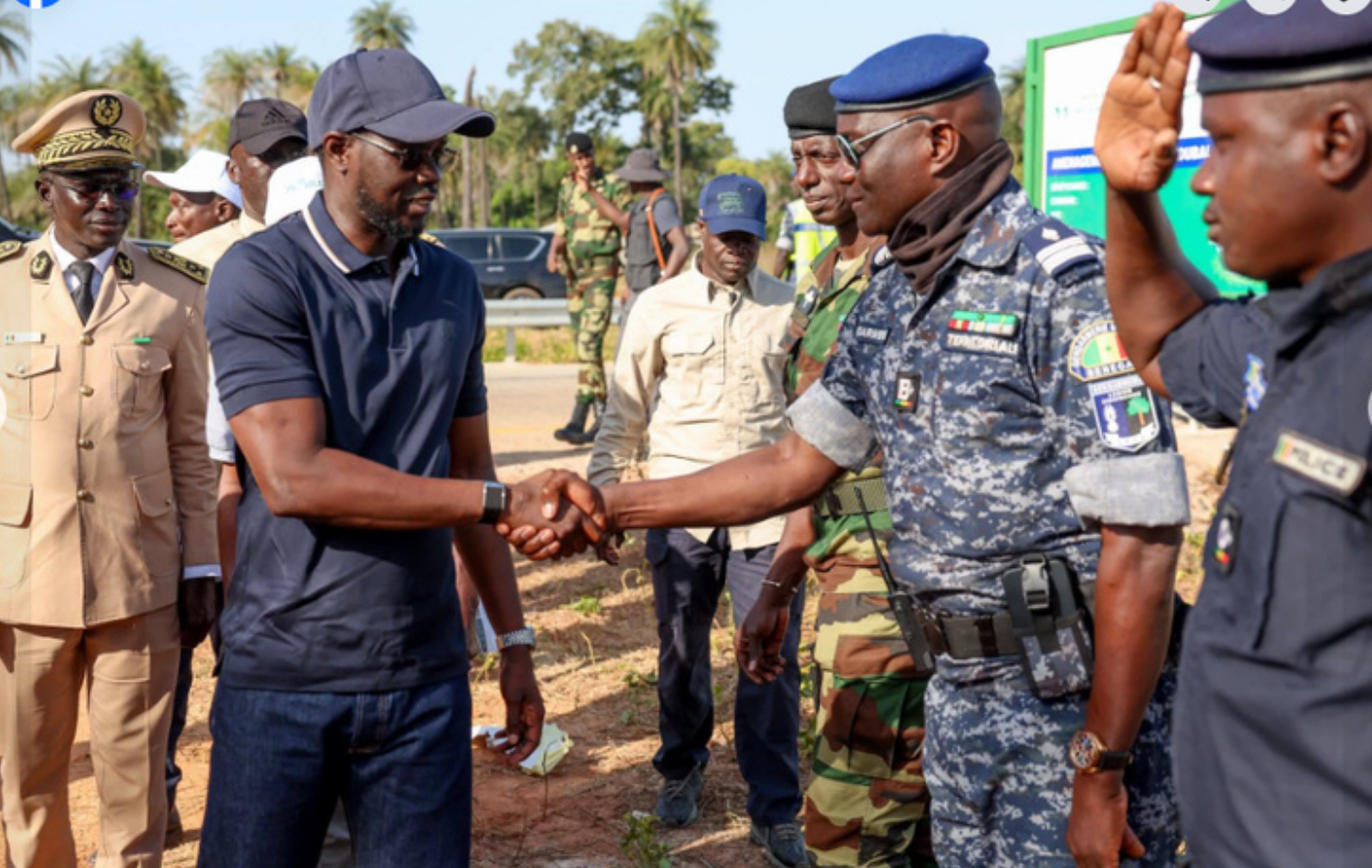Photos / Casamance : le Président de la République, Bassirou Diomaye Faye, s’est rendu à Coubalan, département de Bignona, pour une visite consacrée au volet agricole
