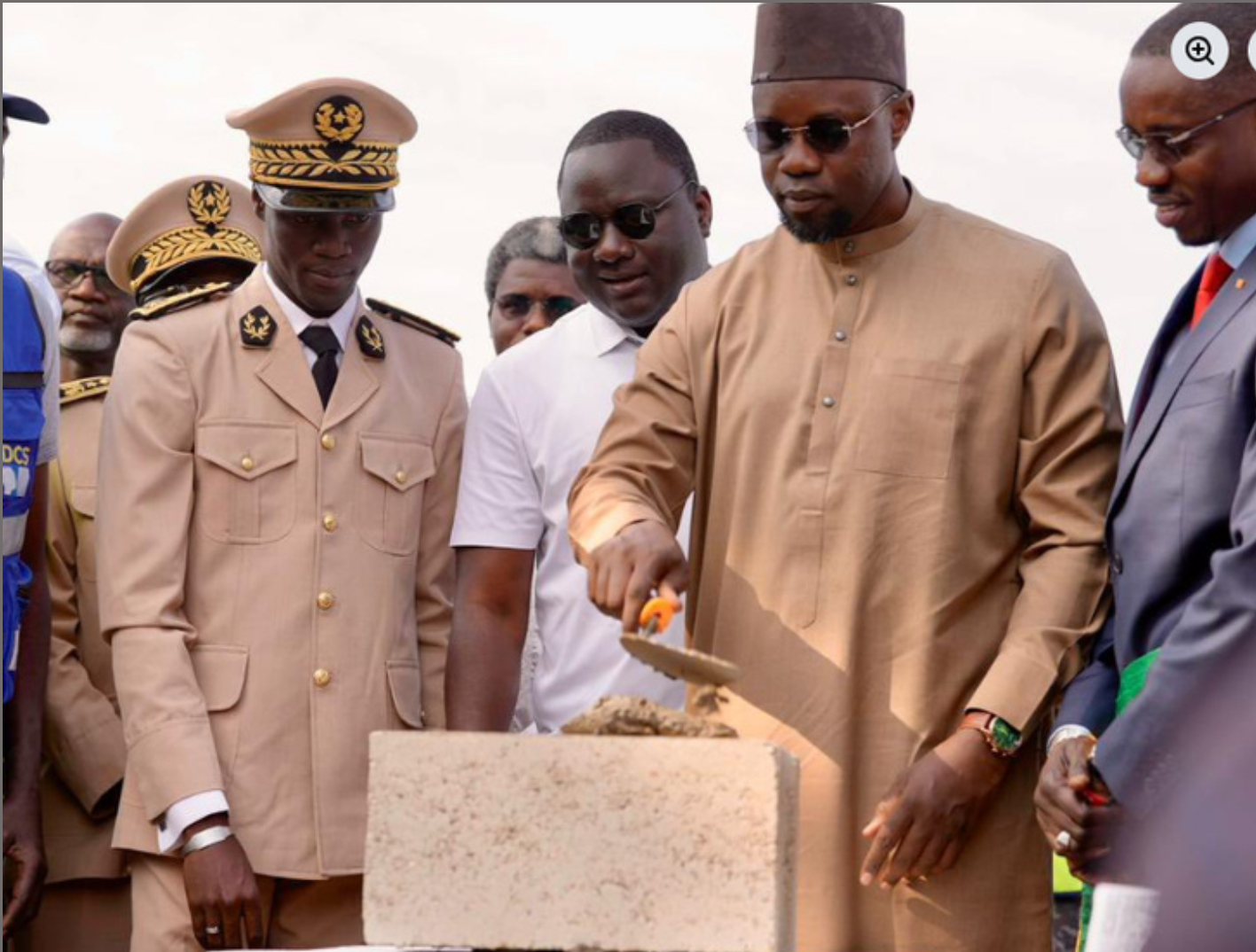 Commune de Passy : Le Premier ministre Ousmane SONKO a procédé à la pose de la première pierre du lycée moderne