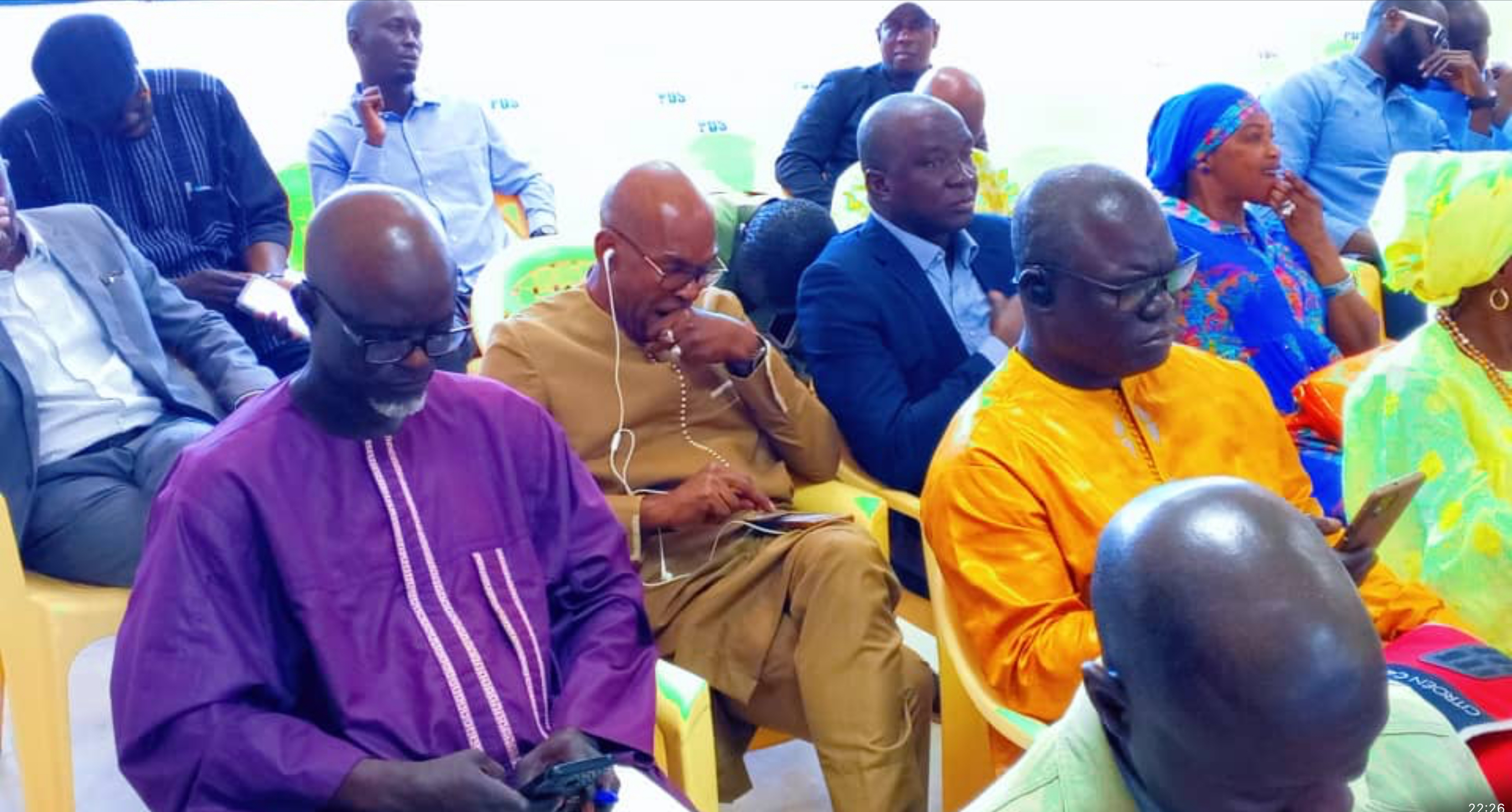 En images-Mobilisation exceptionnelle des cadres du PDS lors de l’Assemblée Générale sous la houlette du Président de de la Fédération Nationale des Cadres Libéraux Ousmane Feynaff GOUDIABY.