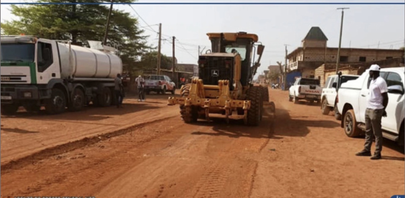 Kédougou : Une entreprise minière lance les travaux d'aménagement du tronçon reliant à la brigade régionale des sapeurs-pompiers