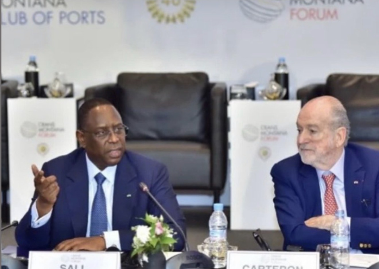 L'Ambassadeur Carteron, Président et Fondateur du prestigieux Crans Montana Forum soutient la candidature de Macky Sall à l'ONU