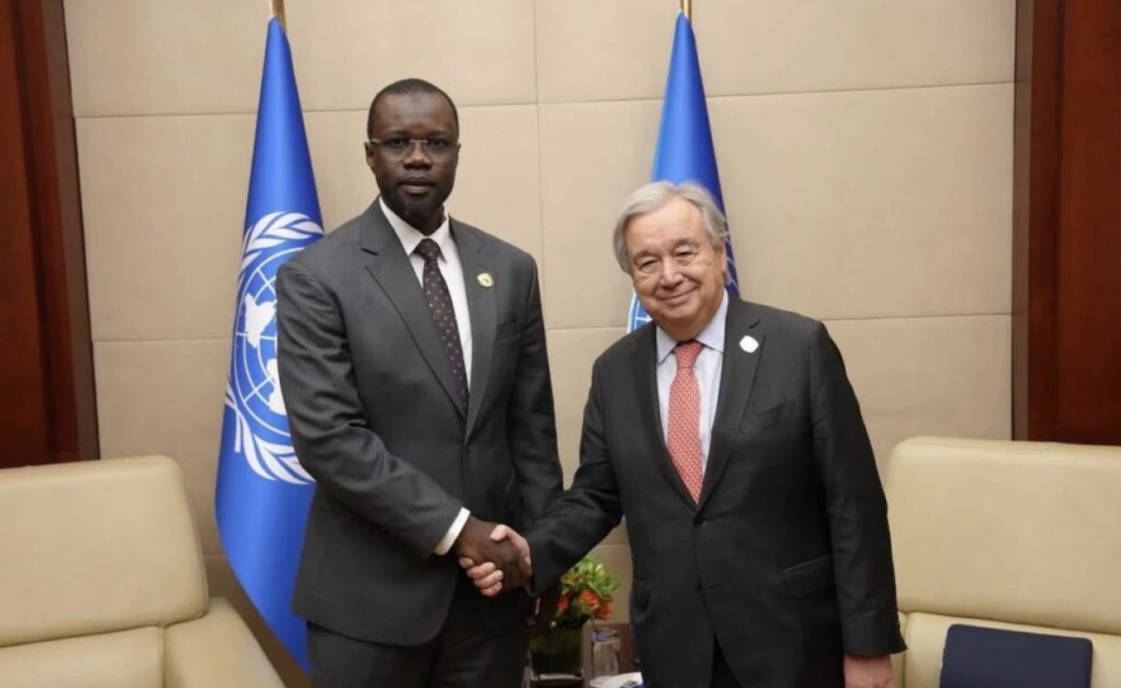 Meloni, Guterres, Thabo Mbeki… : Les contacts de Sonko à la session ordinaire de l'Union Africaine