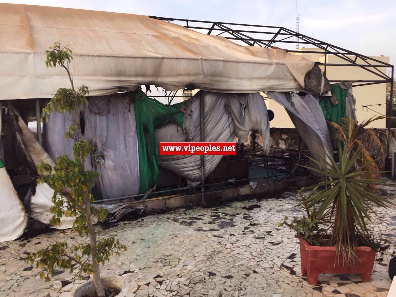 Urgent: Incendie à la salle de conférence Mandéla des Bureau de Give 1Project Sénégal. Accident ou provoqué?
