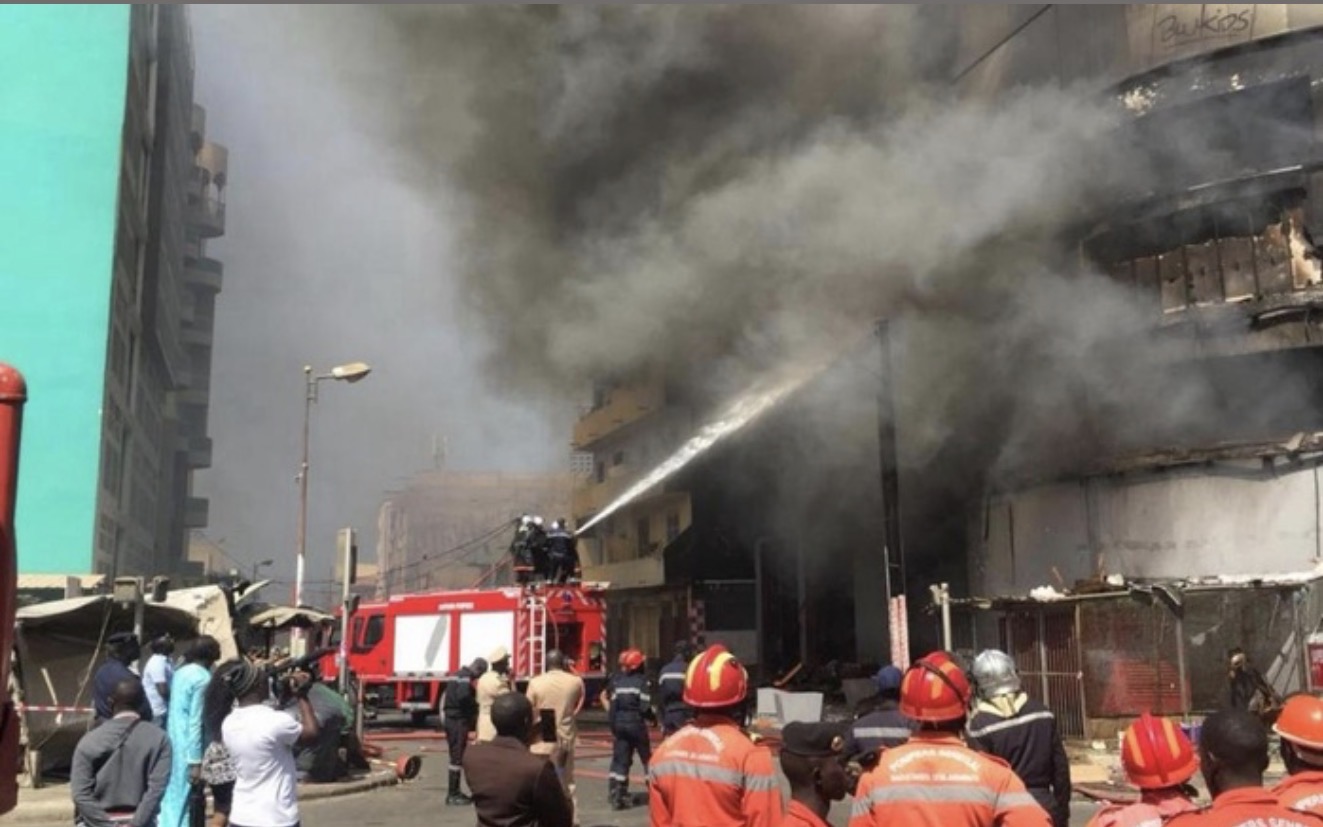 Incendie au Ministère des Finances
