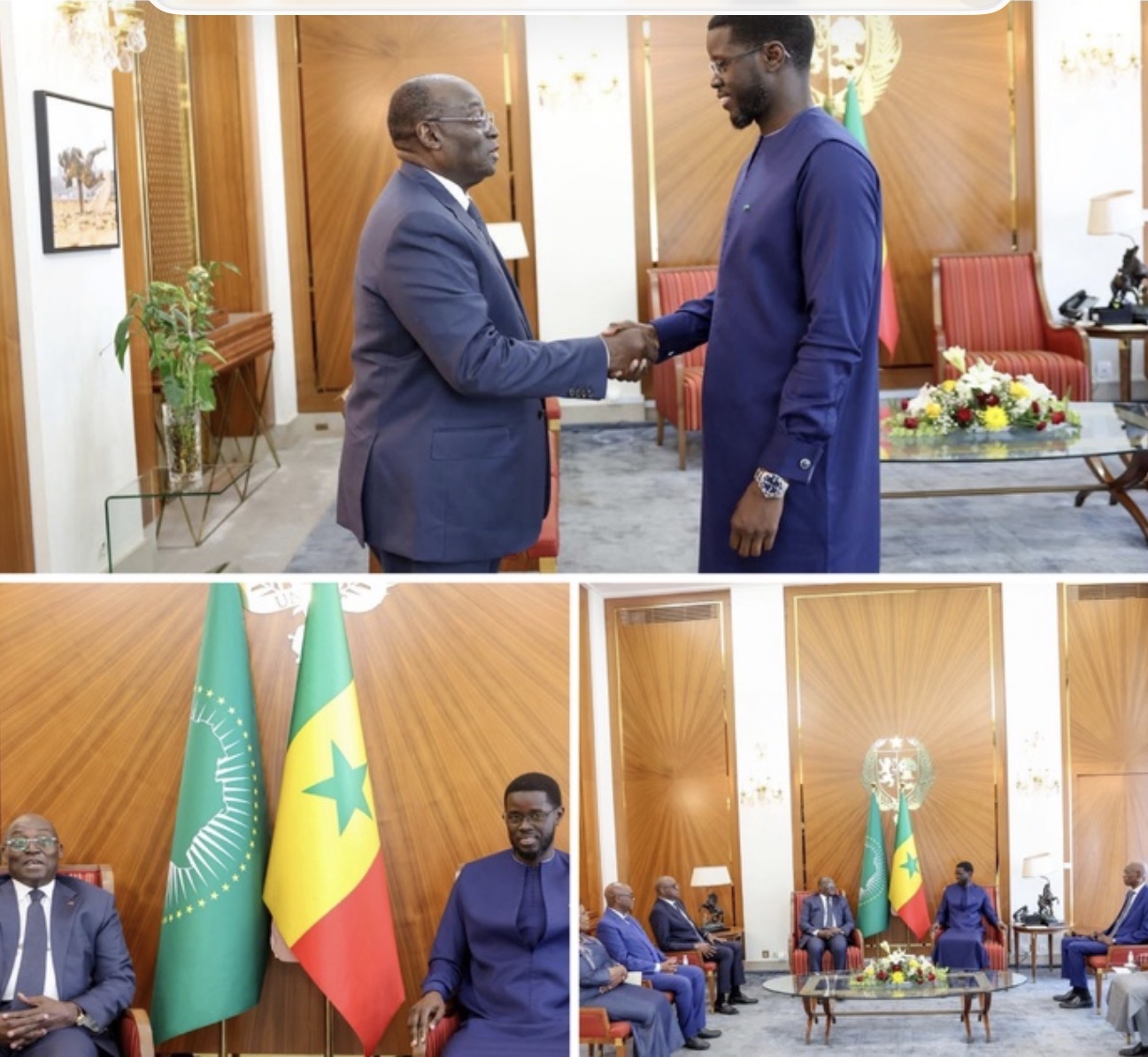 Palais : le Président reçoit le Vice-président de la Côte d’Ivoire en audience