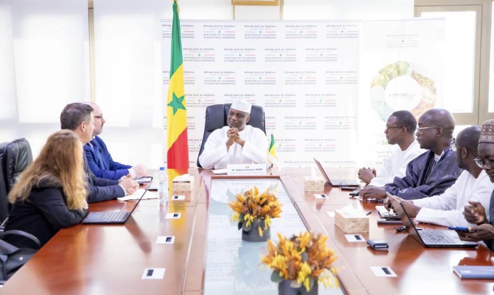 Séance de travail : Une mission du Fmi reçue au Ministère de l’Economie