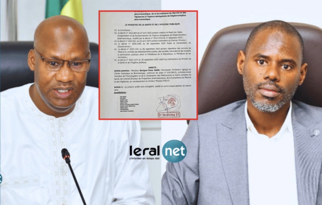 Affaire Softcare : Dr. Moussa Diallo relevé de ses fonctions à l’Inspection pharmaceutique