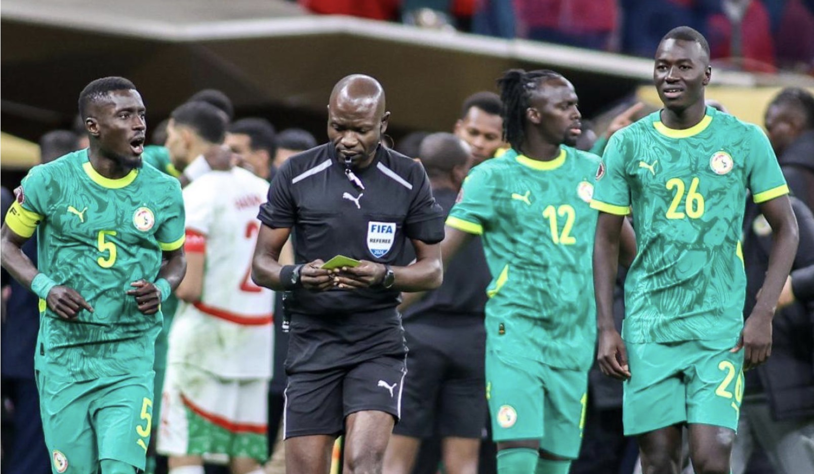 Finale Sénégal - Maroc : Ce que l'arbitre Jean-Jacques Ndala a écrit dans son rapport (Le Monde)