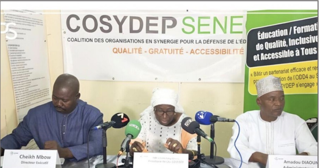 Alerte COSYDEP : L’école sénégalaise en danger ?
