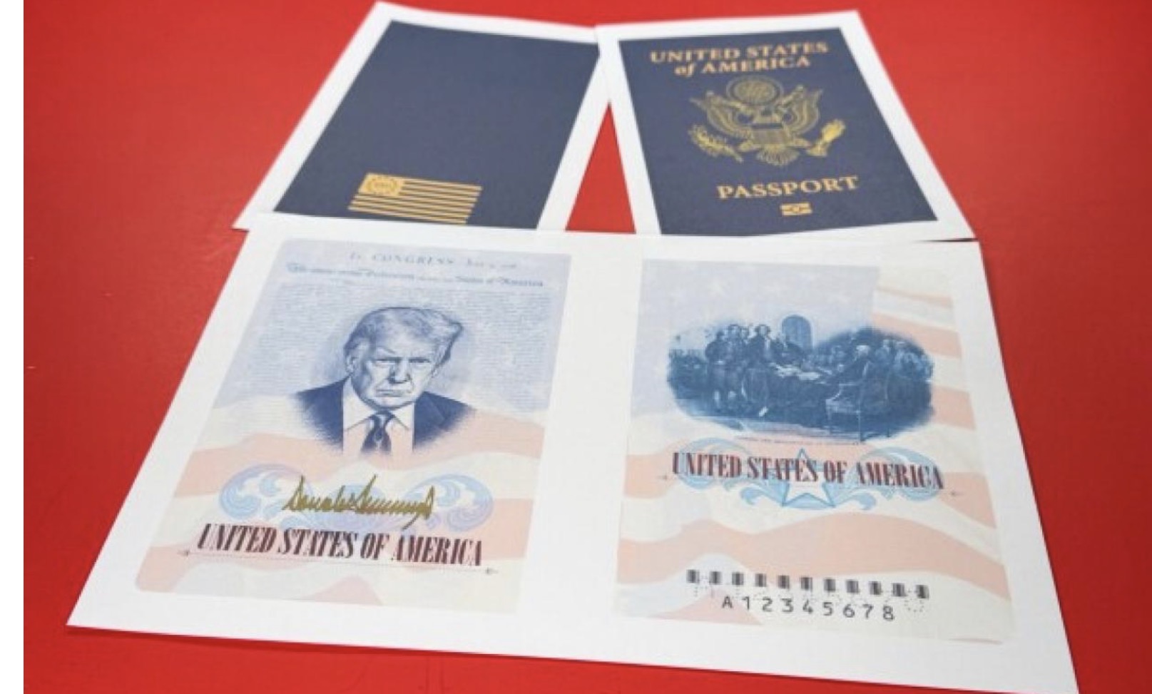 Etats-Unis : Le visage de Trump va figurer dans de nouveaux passeports américains