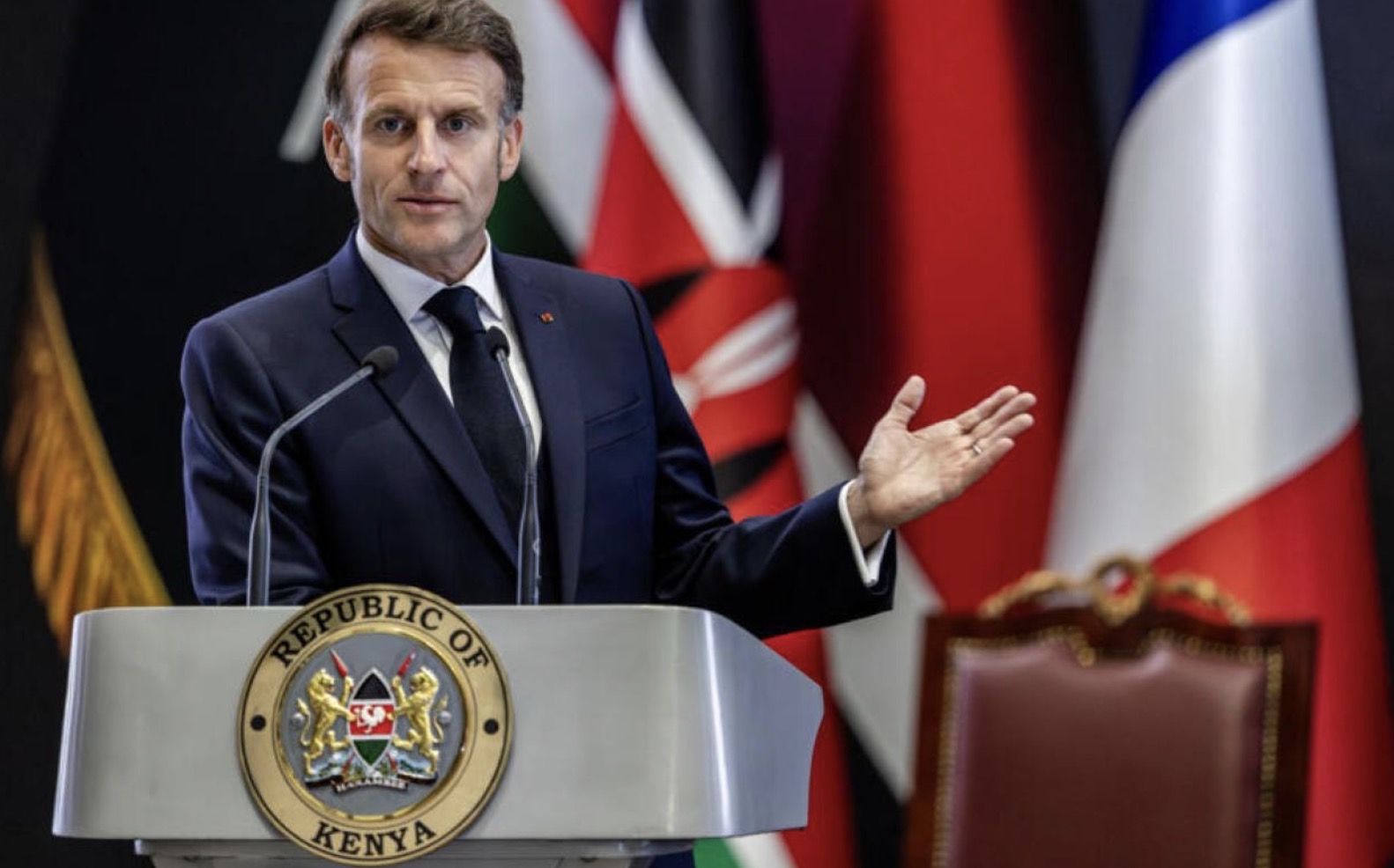 Au Kenya, Macron affirme que l'ère du "pré carré" français en Afrique est "terminée"