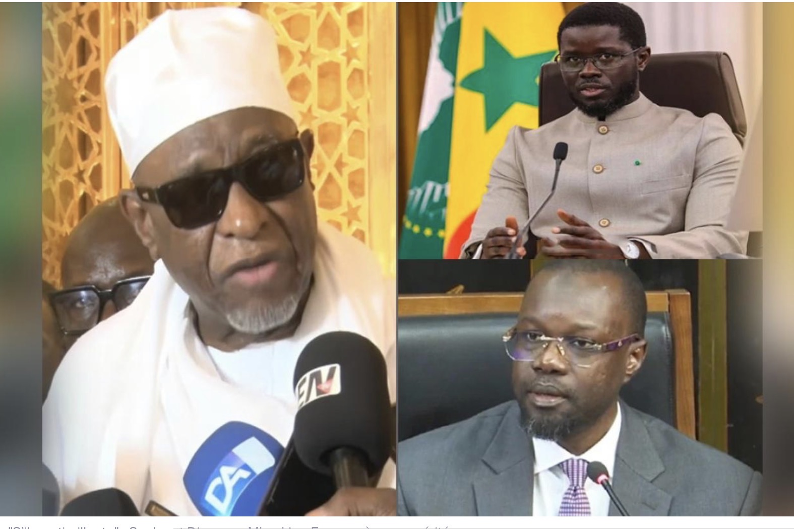S’ils se tiraillent..." : Sonko et Diomaye, Mbackiou Faye assène ses vérités