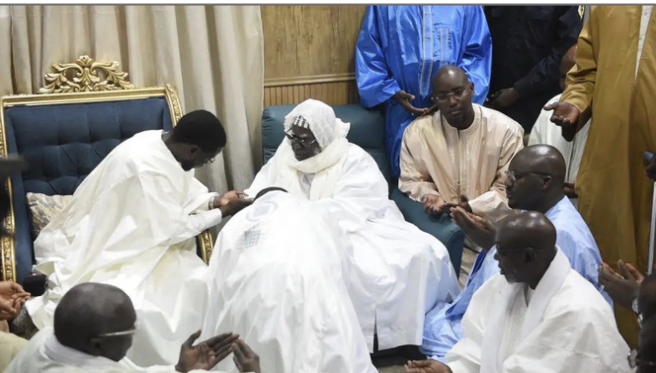 Touba : Bassirou Diomaye Faye présente ses condoléances au khalife général des mourides après le décès de Serigne Cheikh Saliou Mbacké