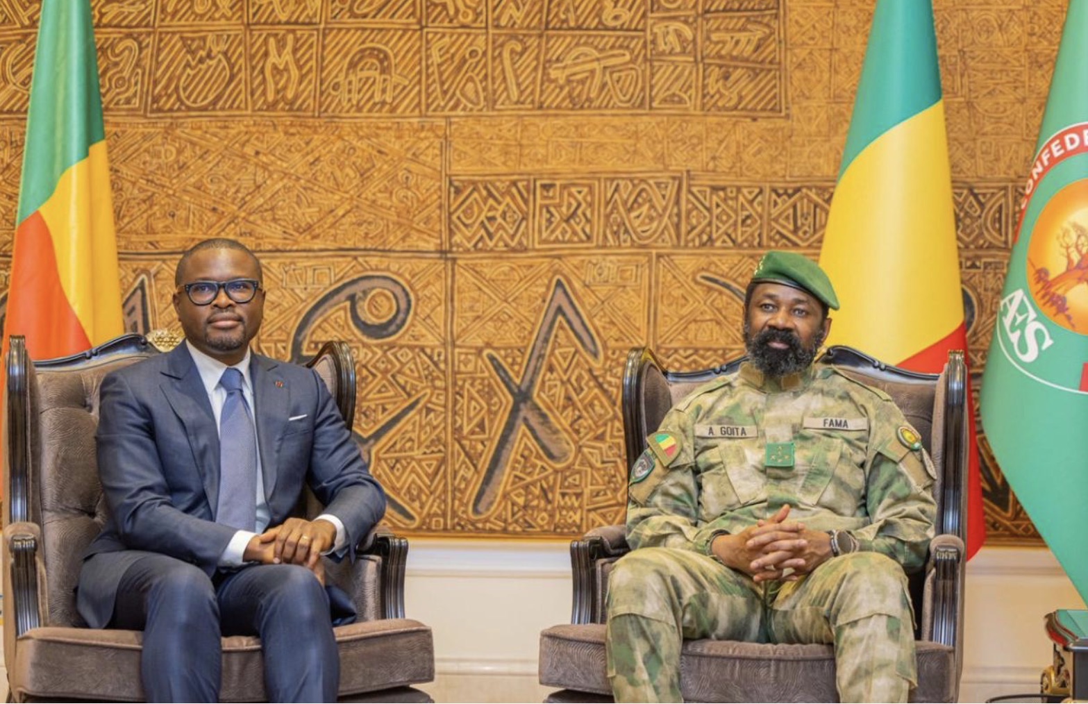 Mali : Le président béninois Wadagni chez Assimi Goita , ce qu’ils se sont dit