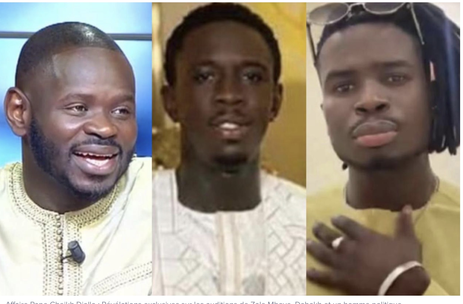 Affaire Pape Cheikh Diallo : Révélations exclusives sur les auditions de Zale Mbaye, Dabakh et un homme politique