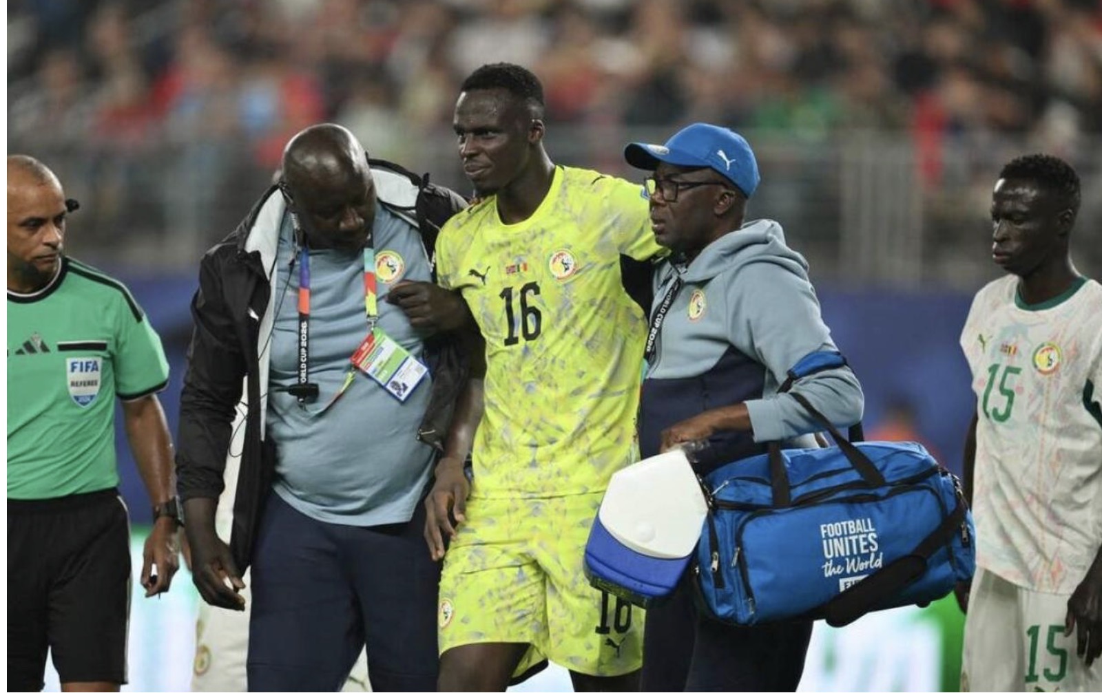 Blessure de Edouard Mendy : L’amère annonce de la fédération sénégalaise de football
