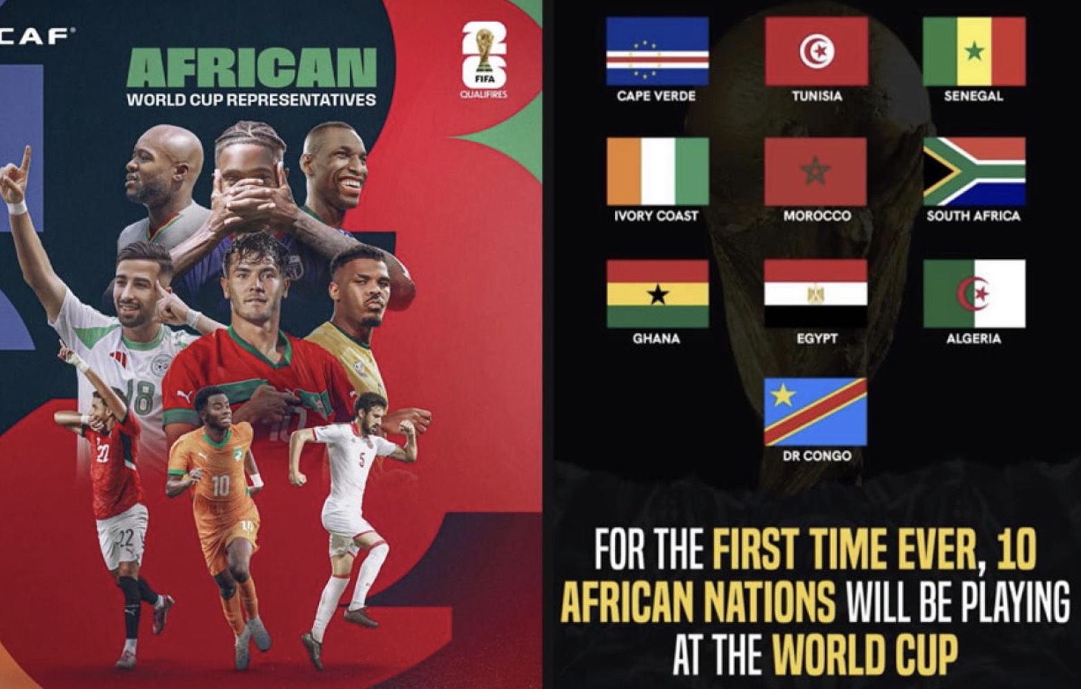 Mondial-2026 : Neuf sélections africaines en seizièmes de finale, une première historique