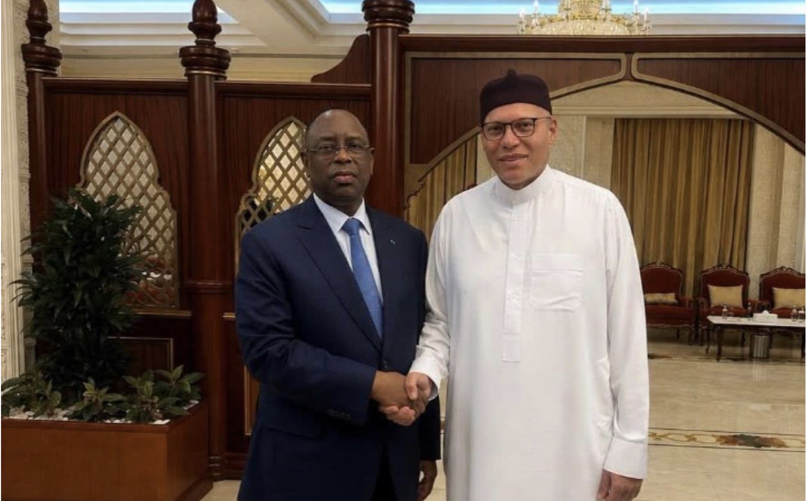 Doha : Rencontre Macky Sall - Karim Wade