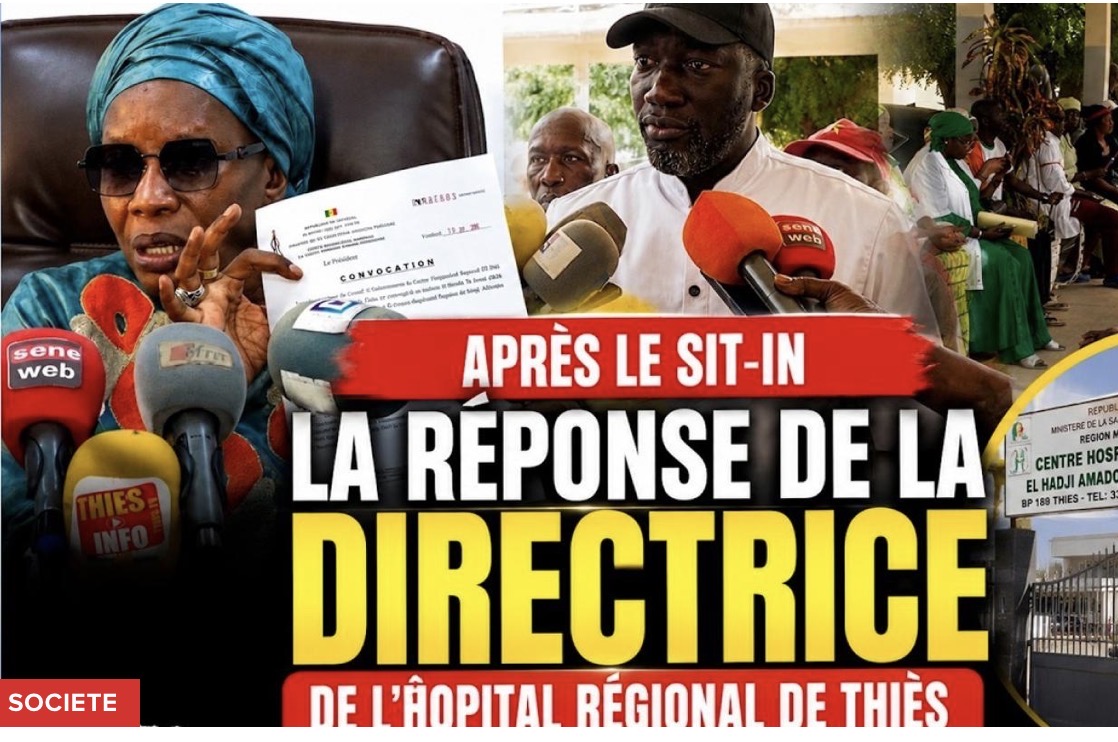 Hôpital régional de Thiès : la Directrice brise le silence face aux revendications du SAT/Santé