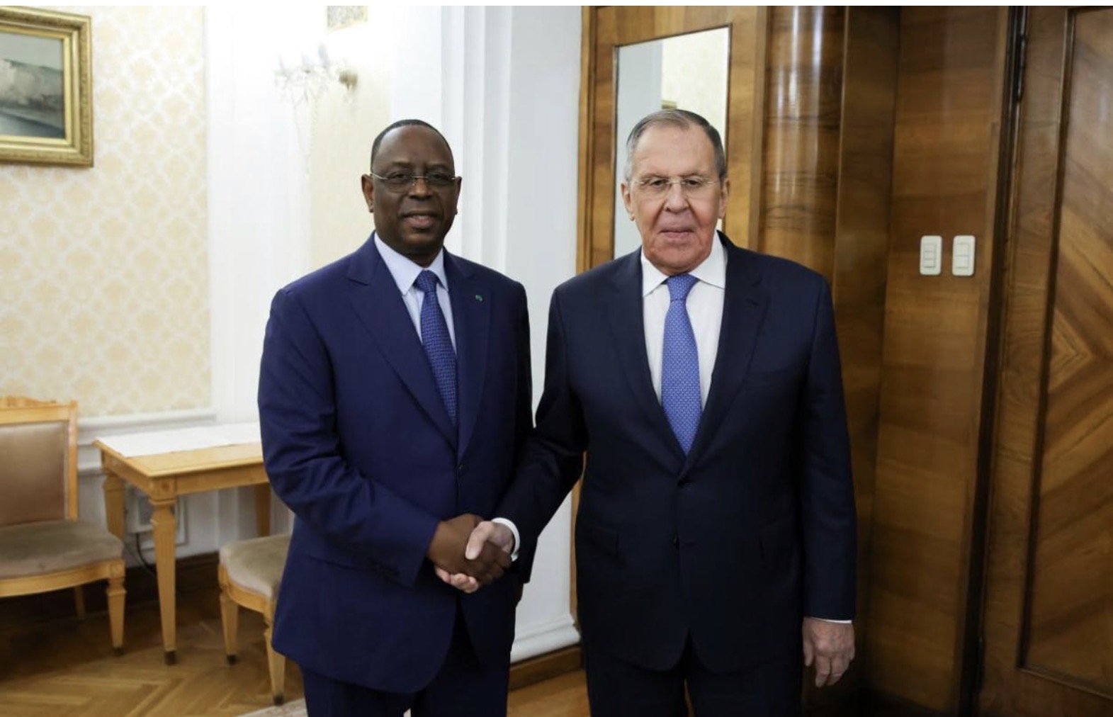 Il lui a exposé les exigences de la Russie…» : Macky et Sergueï Lavrov, les contours de l’audience