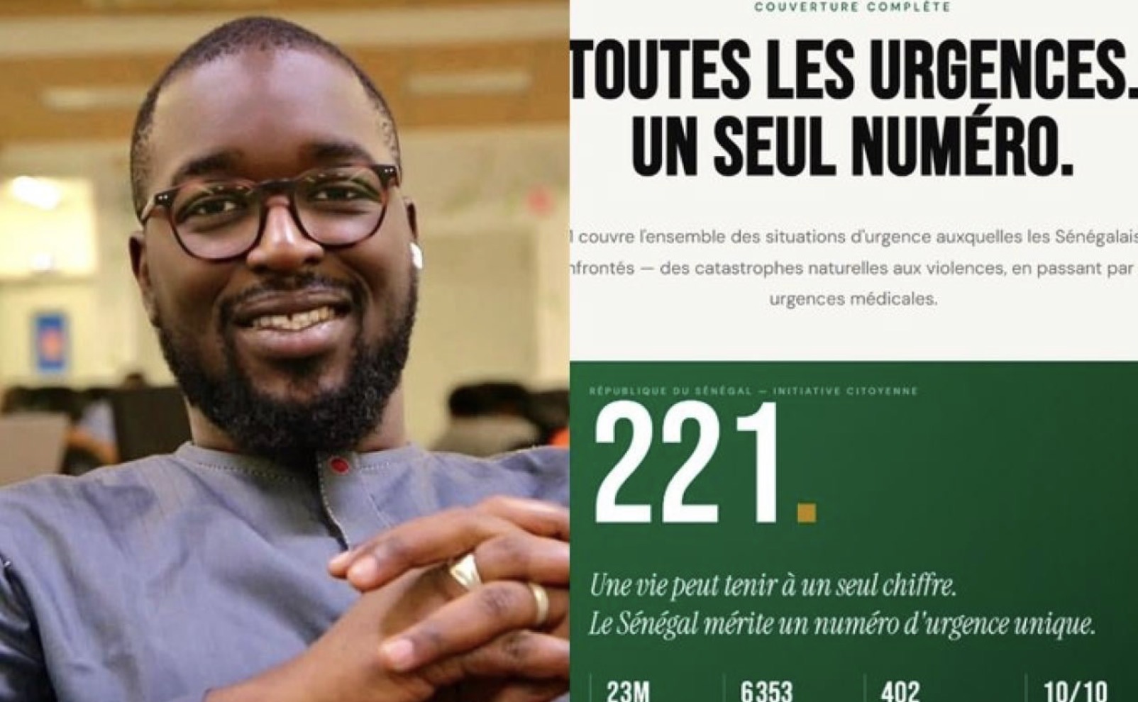 Du drame familial à l'urgence absolue : Les coulisses du projet « 221 » d'Amadou Abdou Thiaw pour sauver des vies en 60 secondes