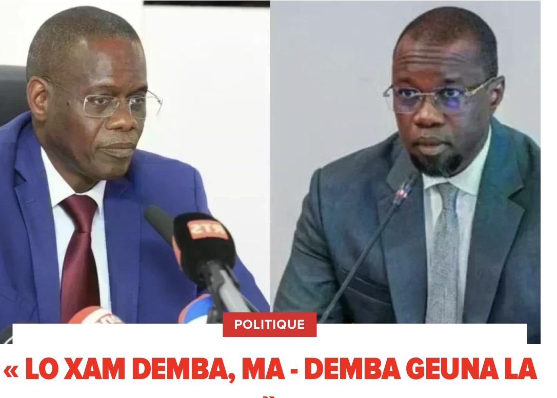 Lo xam Demba, Ma - Demba geuna la » : Le tweet polémique du Premier ministre Aminou Lô relance la joute avec Ousmane Sonko