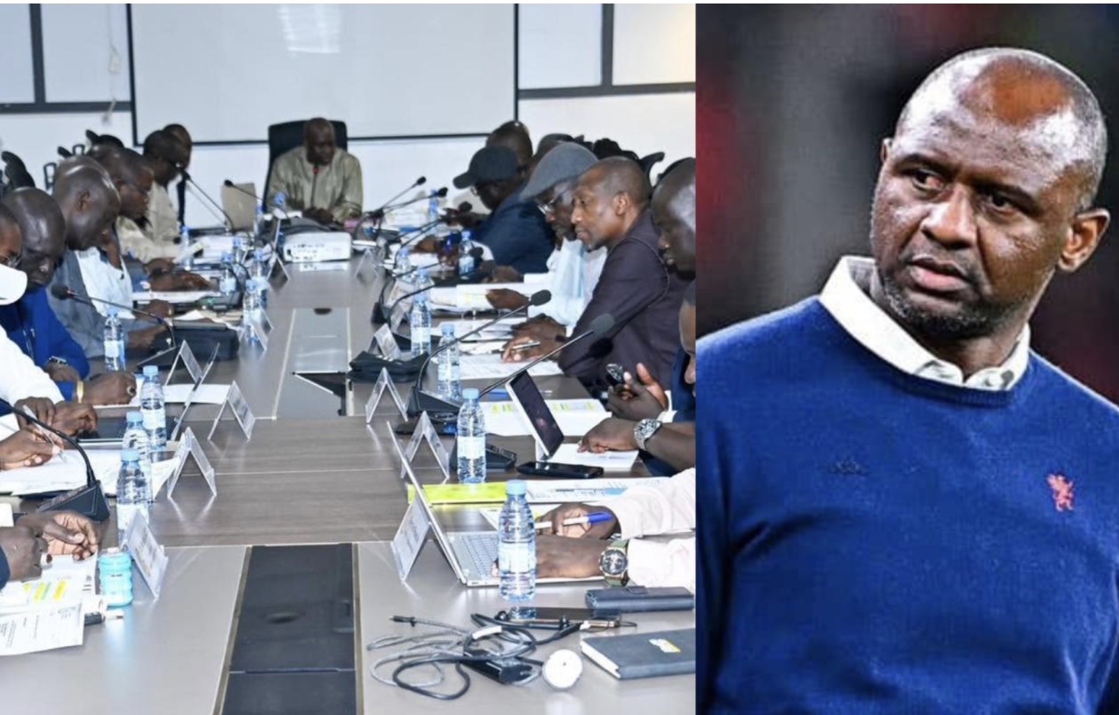 Patrick Vieira : la réunion explosive qui a divisé la FSF