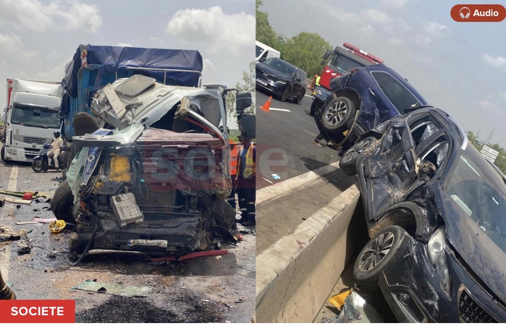 Carambolage sur l'axe AIBD - Dakar : 23 véhicules impliqués, 4 blessés graves