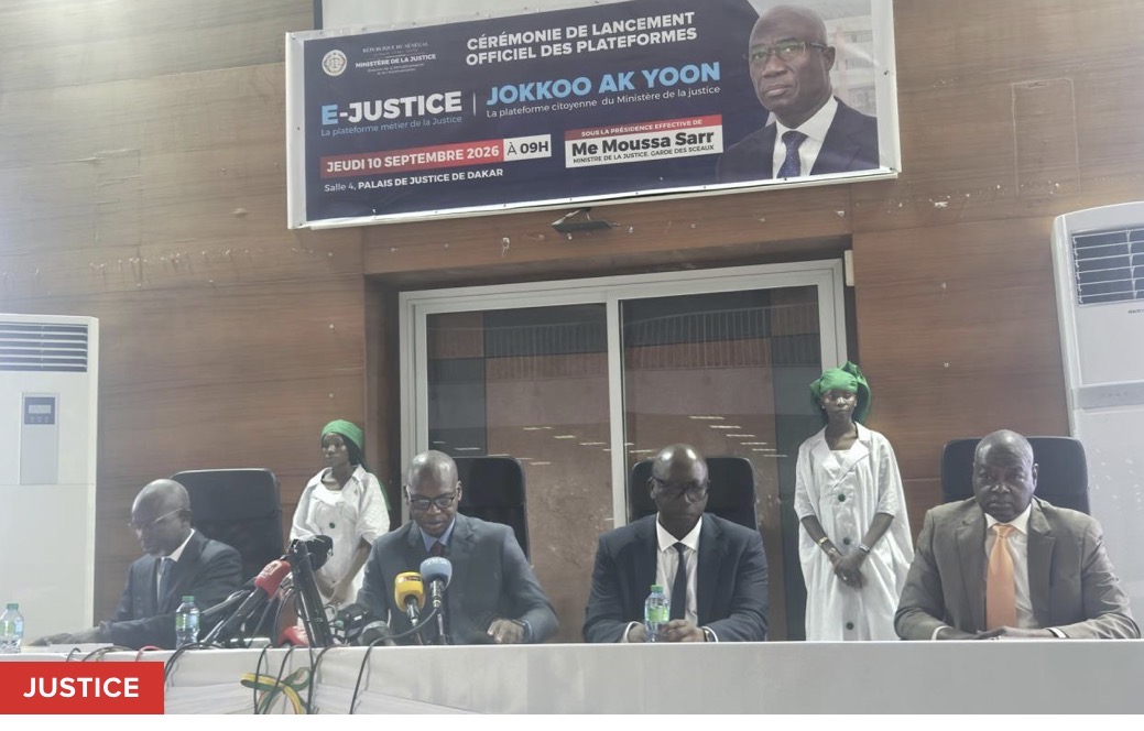 Modernisation de la justice : Les plateformes e-Justice et Jokko Ak Yoon officiellement lancées