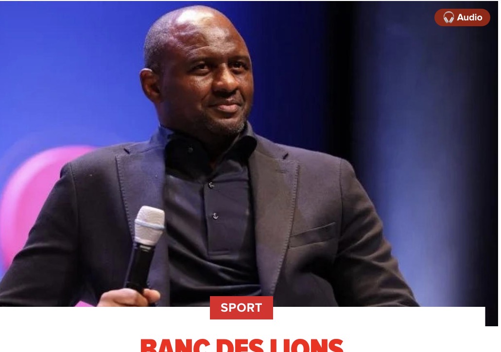 Banc des Lions : les premiers mots de Patrick Vieira