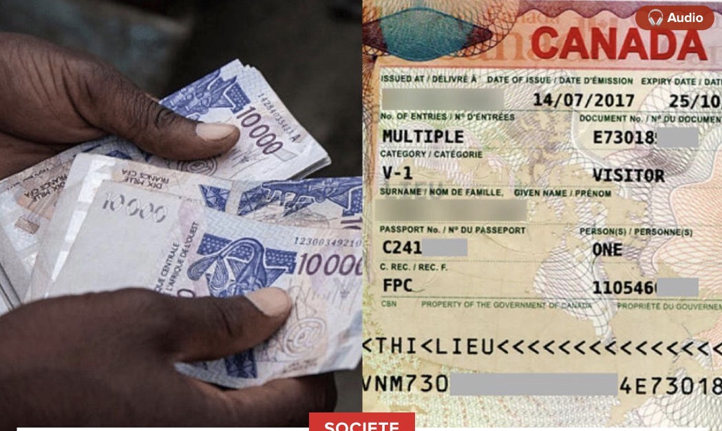Thiès : 1 million FCFA pour un visa Canada, le rêve d’une jeune femme vire au cauchemar