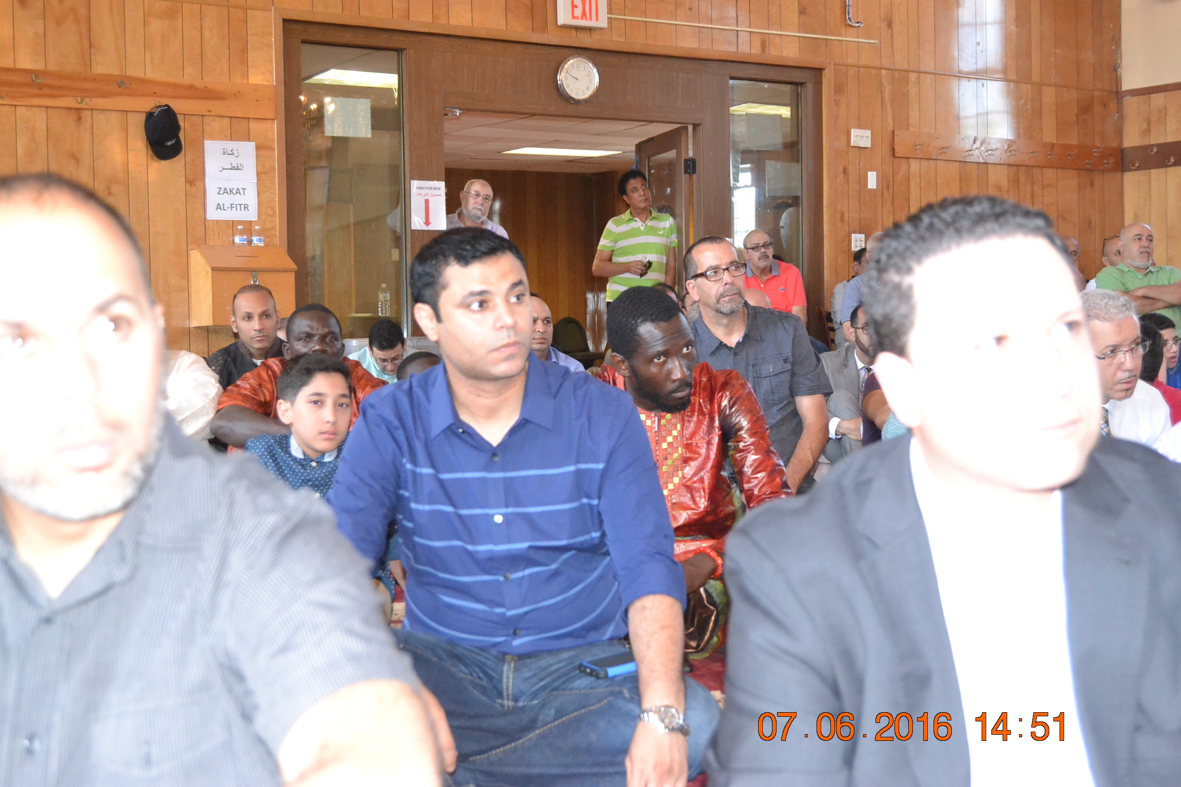 La communauté musulmane de New Jersey à célébré l' Eid Mubarack ce mercredi à Hackensack.