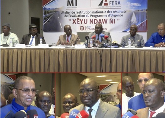 Évaluation du programme « Xëyu Ndaw Ñi » : Plus de 25 000 emplois créés et plus de 15 milliards injectés directement dans les économies locales