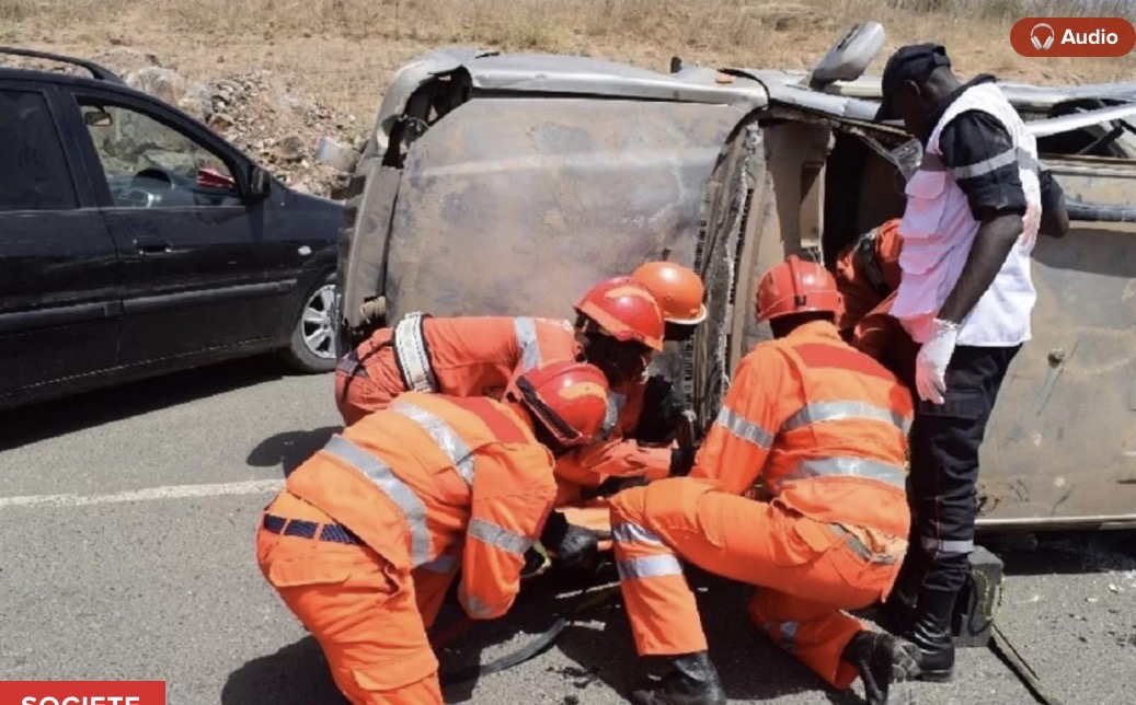 Accident sur l’autoroute Mbour-Kaolack : trois morts et quatre blessés graves