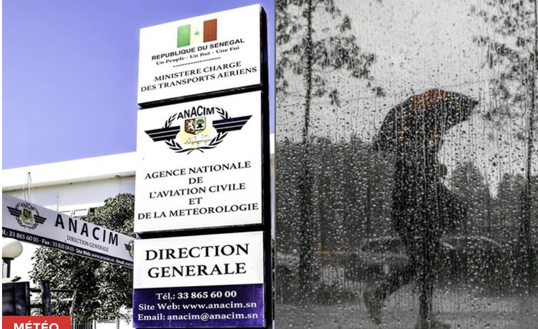 Orages et pluies sur le pays : Les nouvelles annonces de l’Anacim