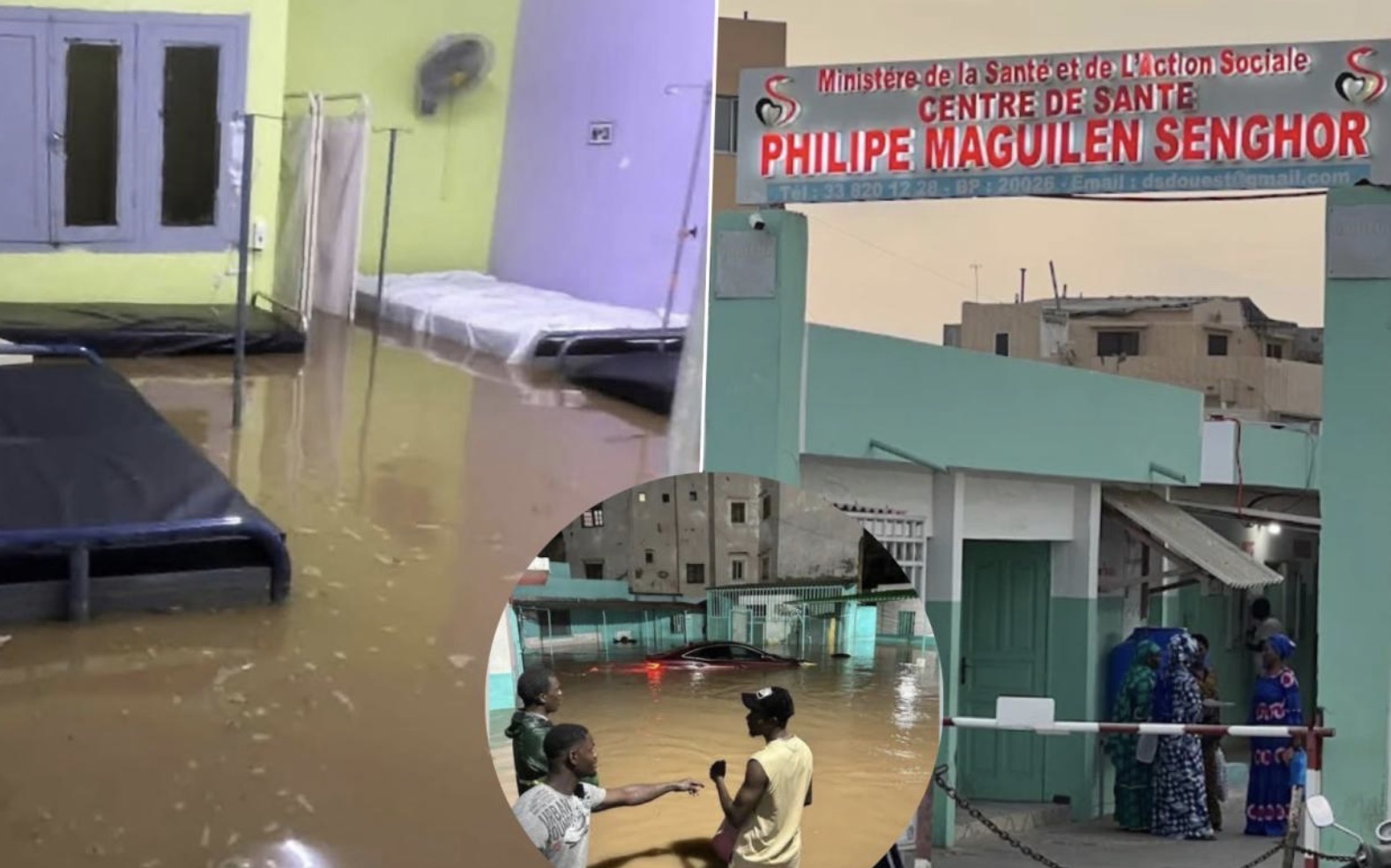 Philippe Maguilen Senghor sous les eaux : jusqu’à 350 millions FCFA de pertes