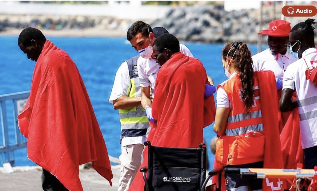 120 migrants partis du Sénégal, dont 32 mineurs et 13 femmes, secourus au large des îles de Tenerife