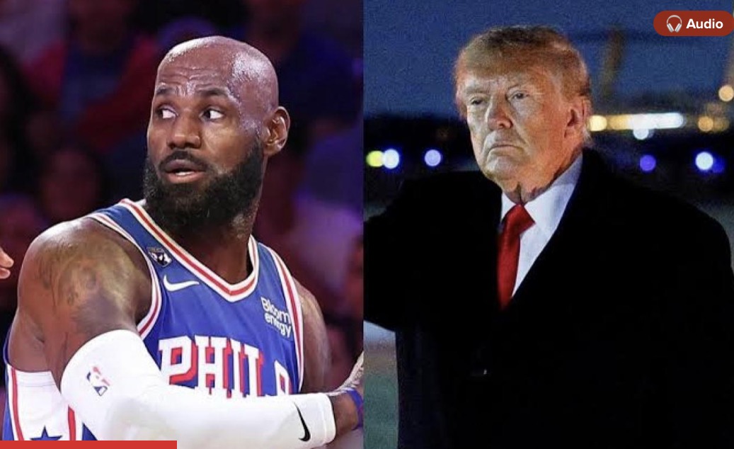 Basket : attaqué par Trump, Lebron James répond avec ironie
