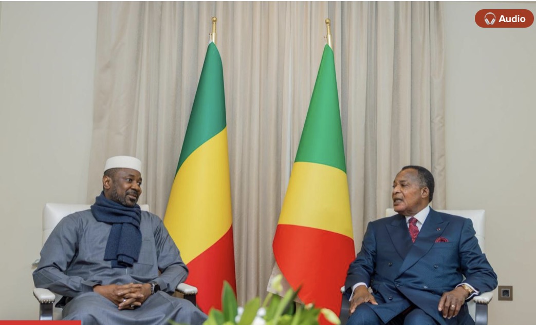 Russie : Assimi Goita s’est entretenu avec son homologue congolais Sassou Nguesso à Moscou