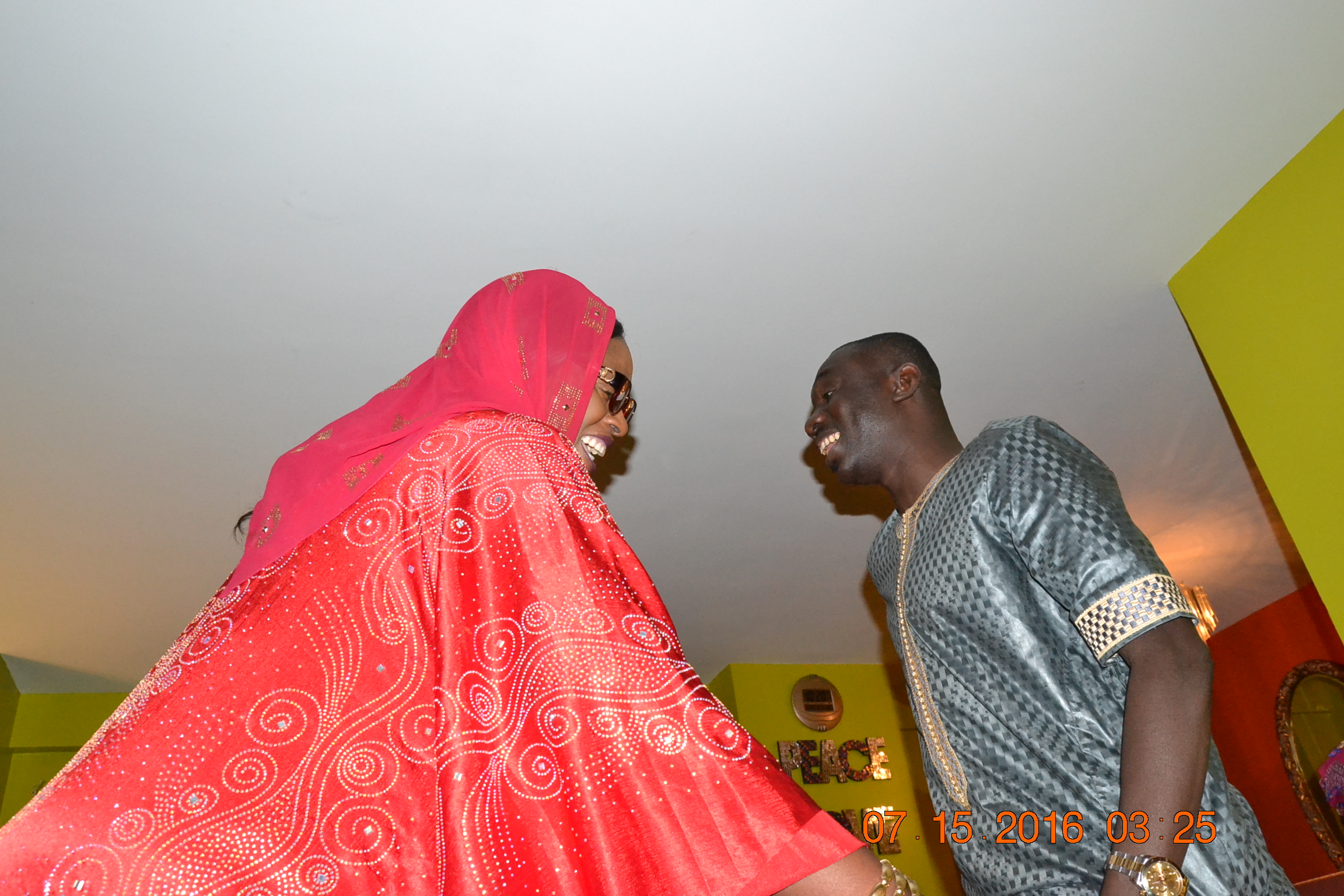 La surprise de la grande dame Adja Astou Kane Faye Smith et ses amies à Pape Diouf à New York.