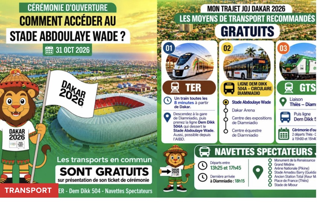 Cérémonie d'ouverture JOJ 2026 : ​Sorties d'autoroute, parkings et bus gratuits, tout ce qu'il faut savoir avant de partir