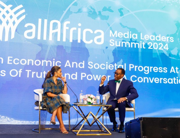 Sommet des dirigeants des médias d'Afrique : Le président de la Bad félicite le fondateur de « All Africa Media », Amadou Mahtar Ba