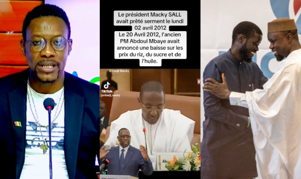A. J-Révélation de Tange sur l'incapacité de Diomaye Sonko sur les prix alors Macky à18ours réussit