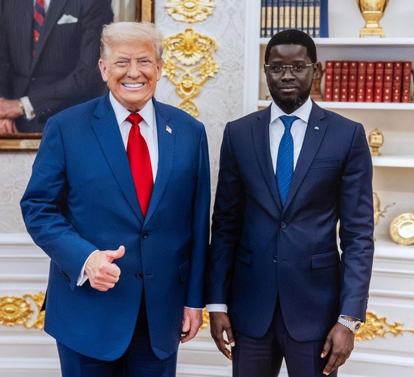 Pour son invitation et son accueil convivial à la Maison-Blanche: Le Président Bassirou Diomaye Faye remercie chaleureusement le Président Donald Trump