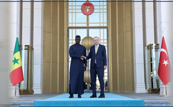 Le président turc, Recep Tayyip Erdogan, reçoit la visite d’Ousmane Sonko
