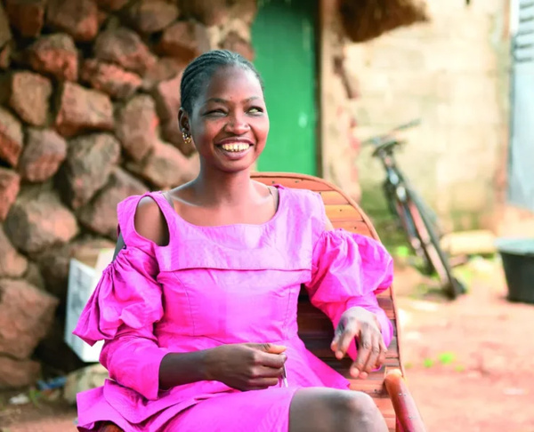 Handicapée visuelle : Amélie Boubane, dame courage