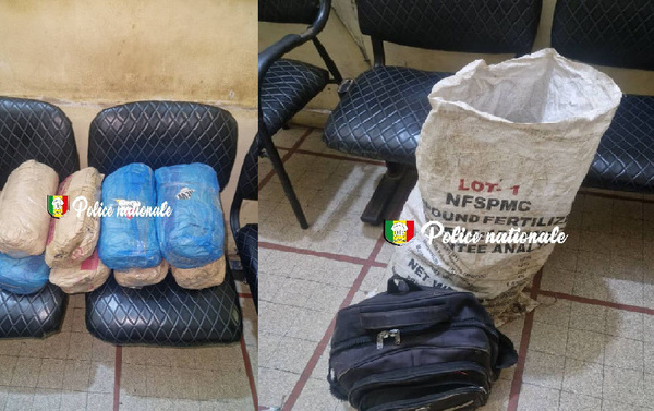 Kaolack - Lutte antidrogue : Une moto abandonnée avec sa cargaison, huit kilos de chanvre indien saisis